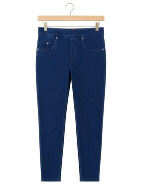 SPANX Pull-On Dark Wash Skinny Denim Leggings Shaping Jeans Women’s S